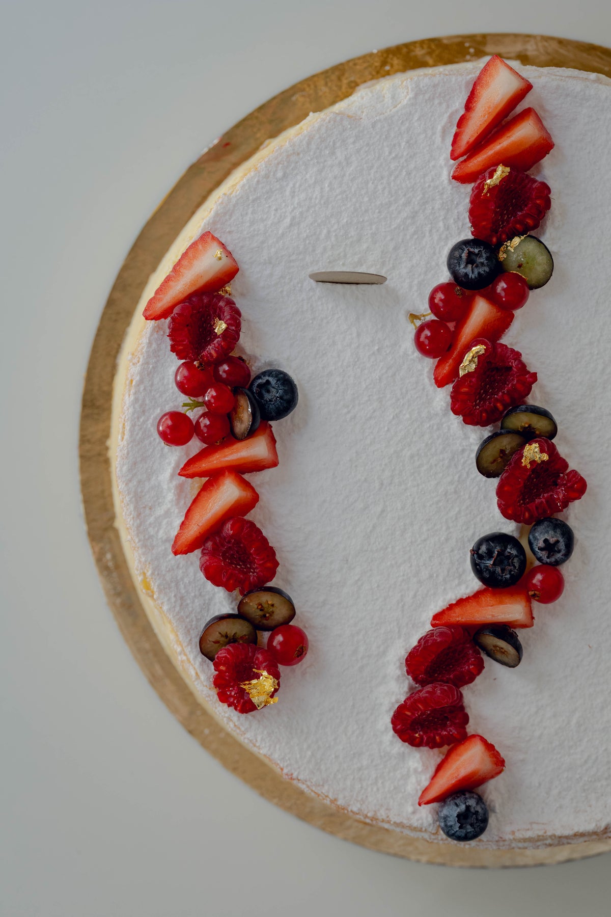 Ganze Torte Gebackene Topfentorte