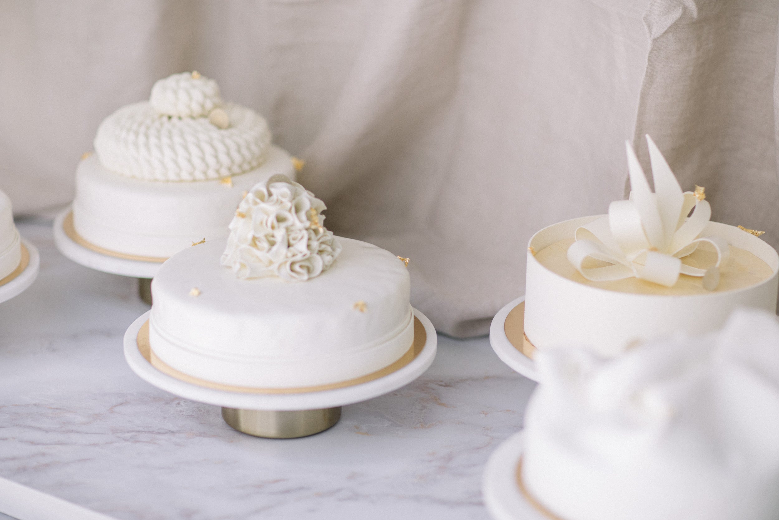 3 stöckige Hochzeitstorte