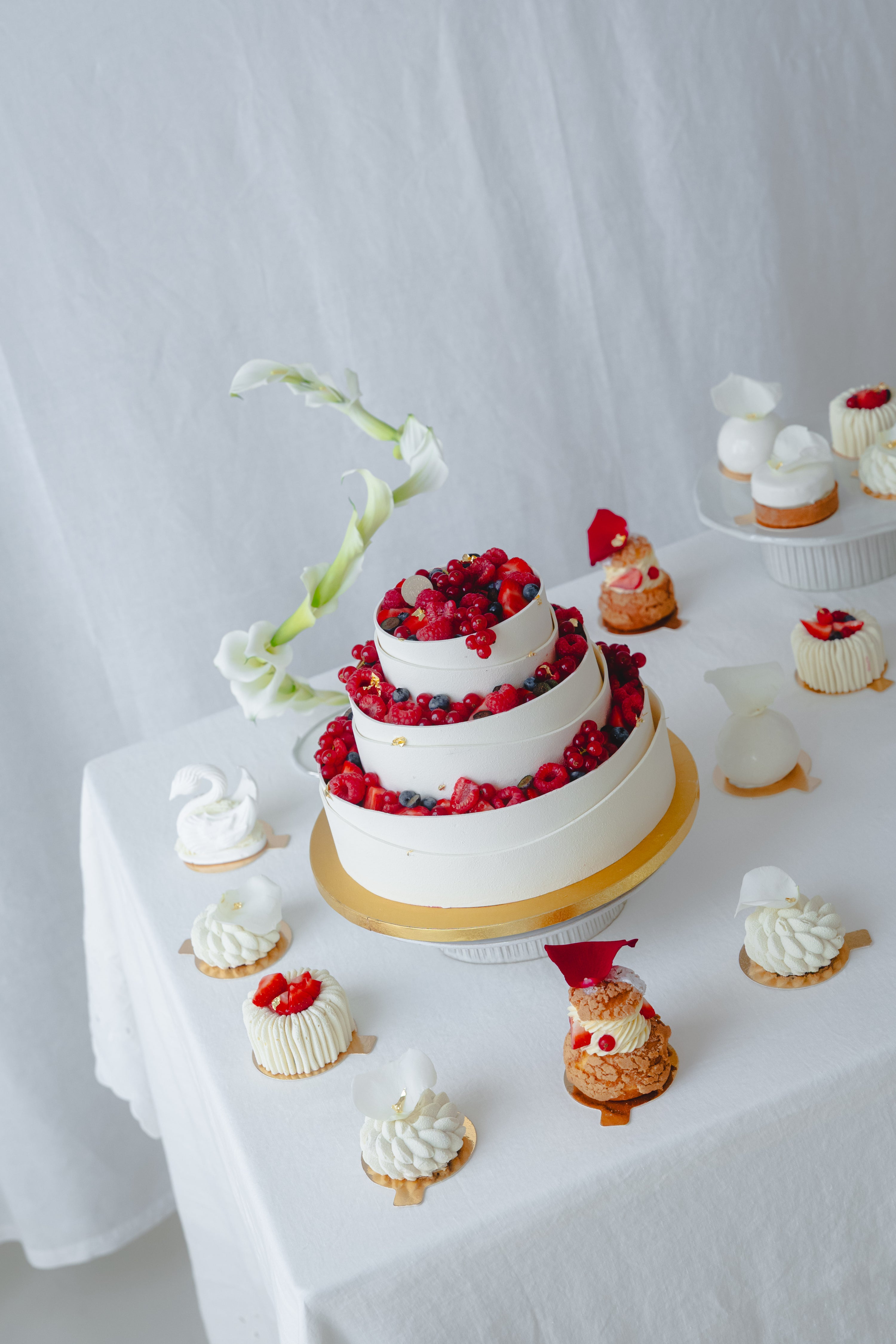 Hochzeitstorte "Torta Caprese Blanc"