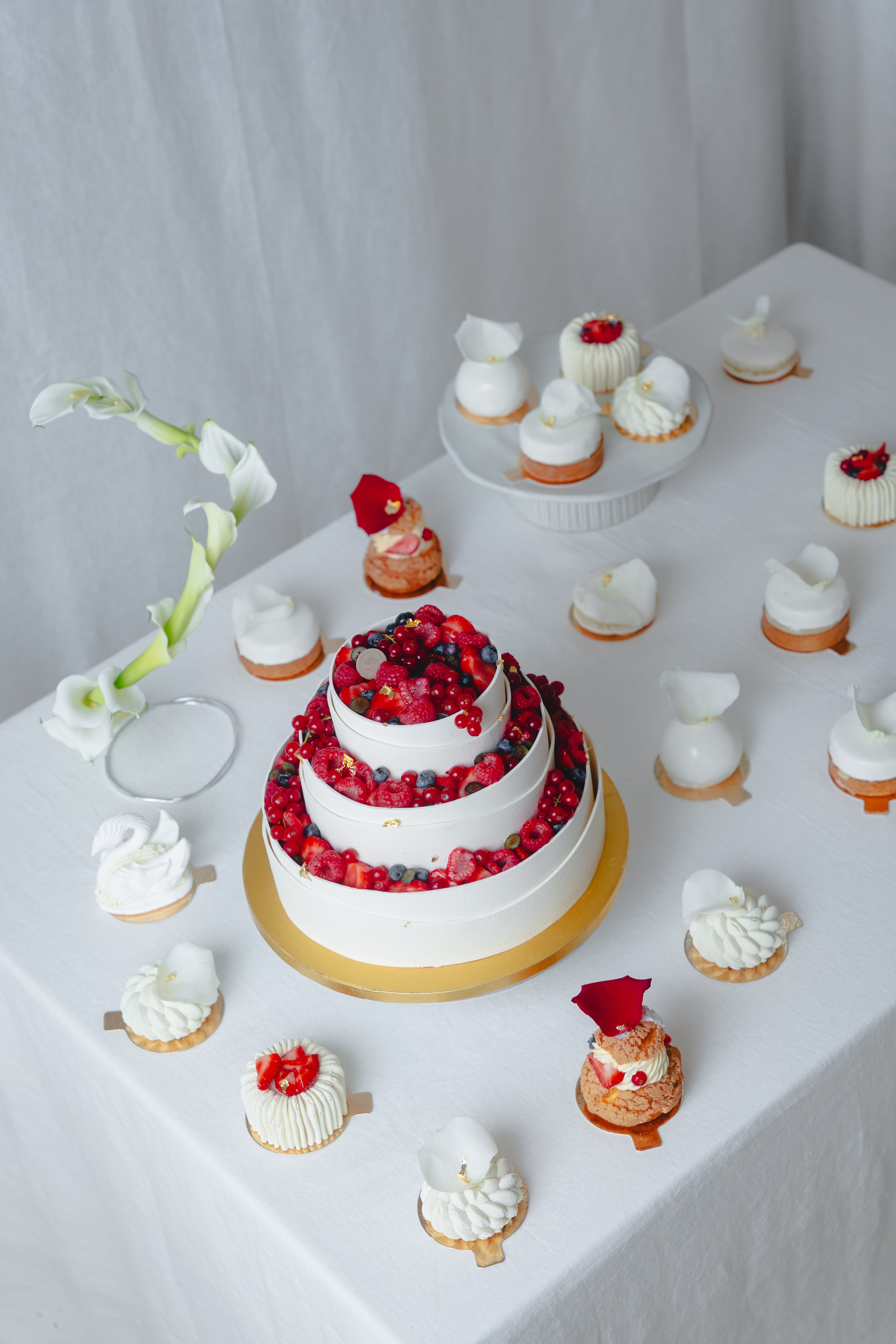 Hochzeitstorte "Torta Caprese Blanc"