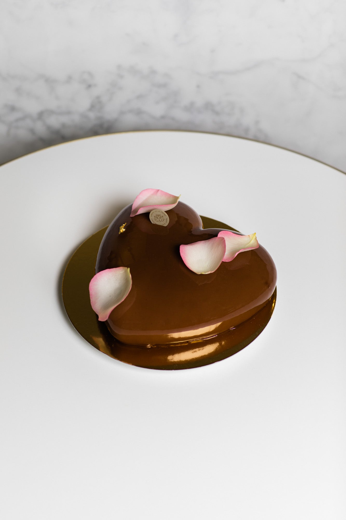 Ganze Torte "Mousse au Chocolat Herz"
