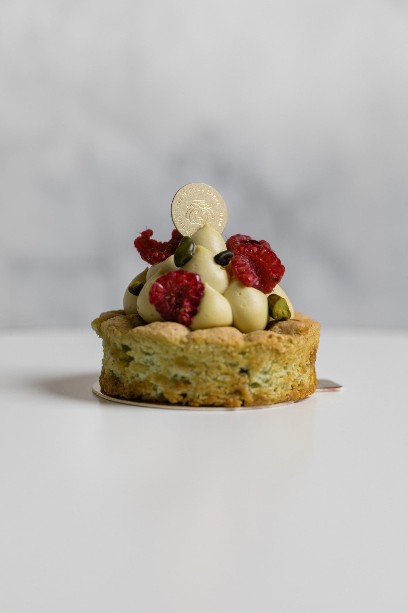 Törtchen "Pistazien Dacquoise"