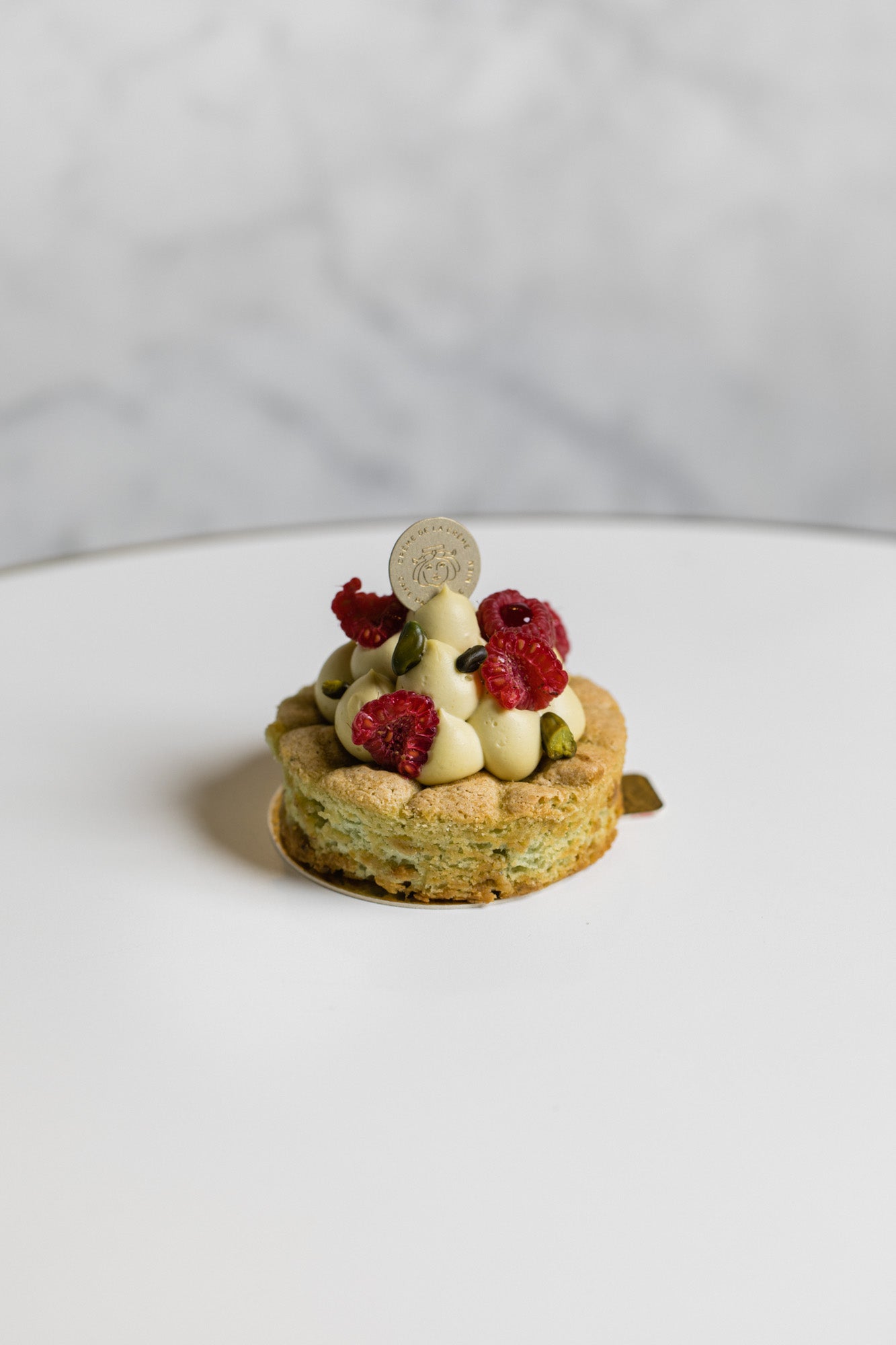 Törtchen "Pistazien Dacquoise"