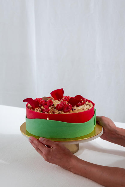 Hochzeitstorte Pistazien Dacquoise