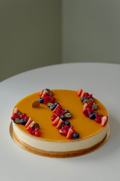 Ganzer Kuchen Cheesecake