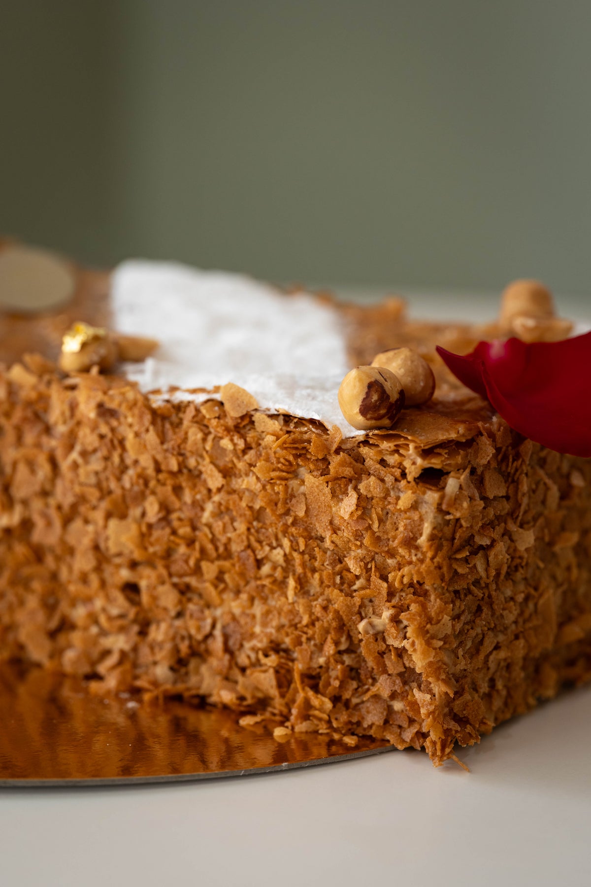Ganze Torte Millefeuille Winterversion