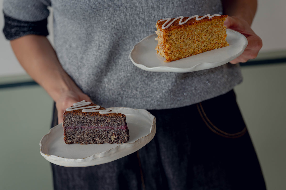 Kuchenstück Mohntorte