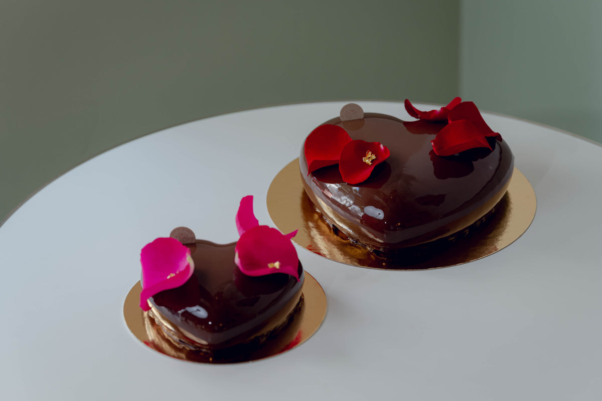 Ganze Torte Mousse au Chocolat Herz