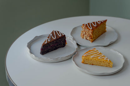 Kuchenstück Karottentorte