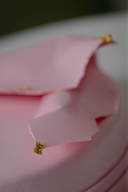 Tauftorte rosa
