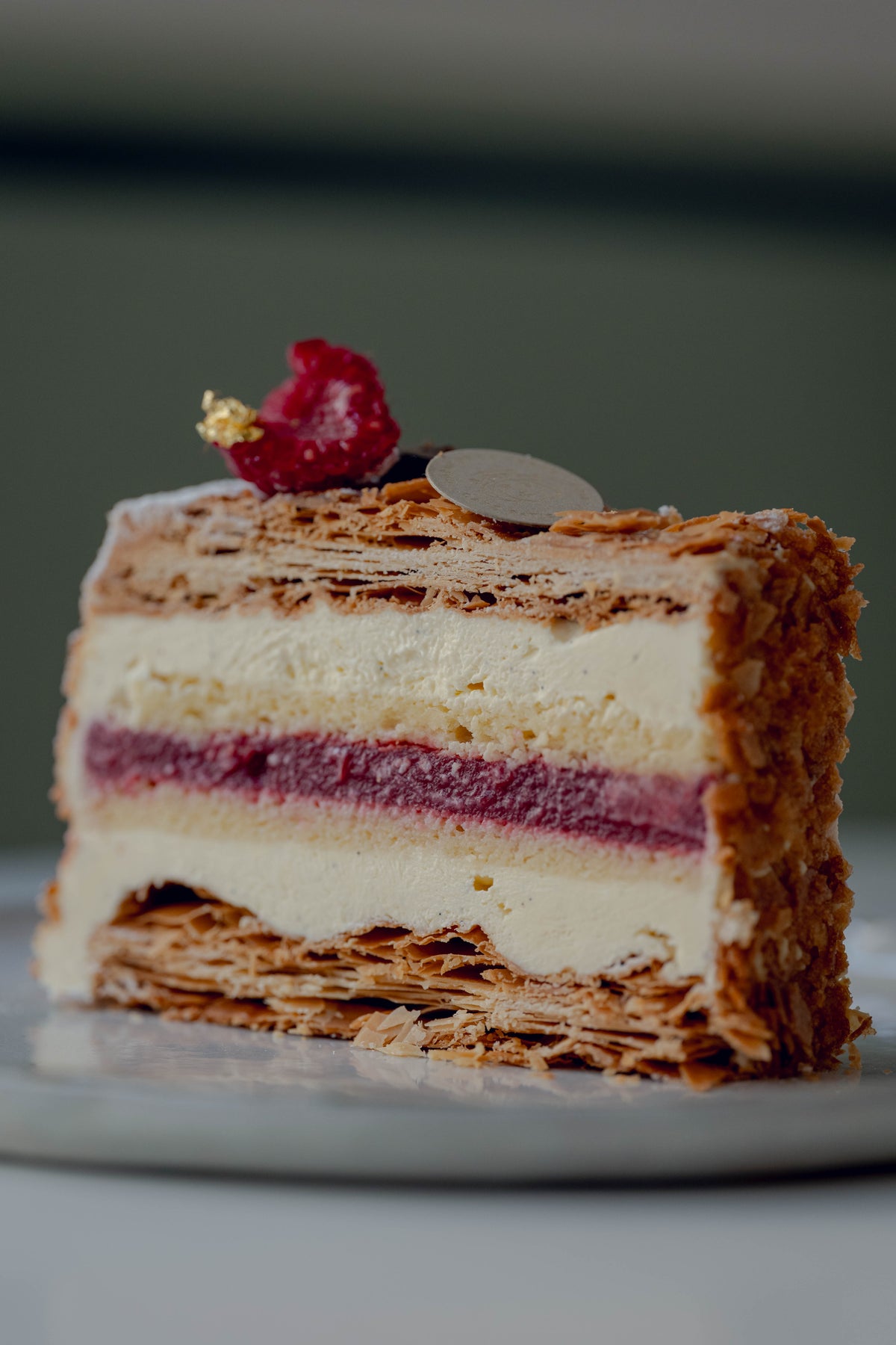 Ganze Torte Millefeuille Sommerversion