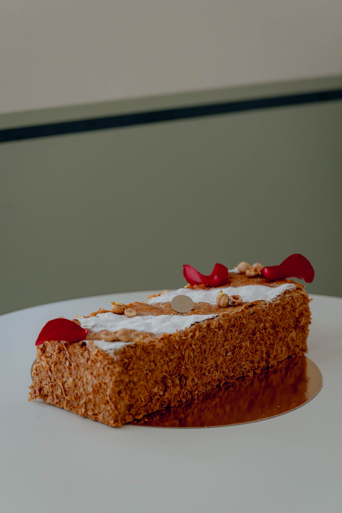 Ganze Torte Millefeuille Winterversion