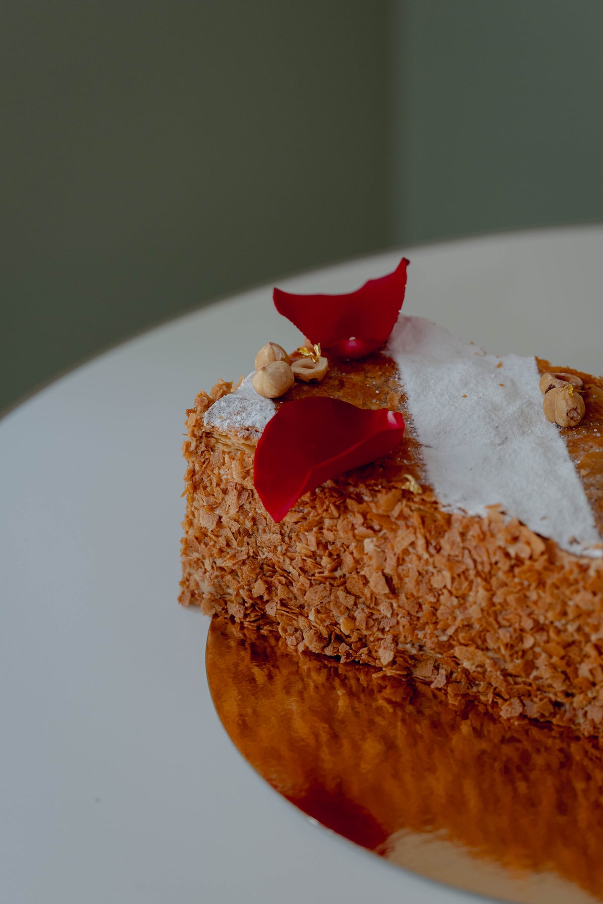 Ganze Torte Millefeuille Winterversion