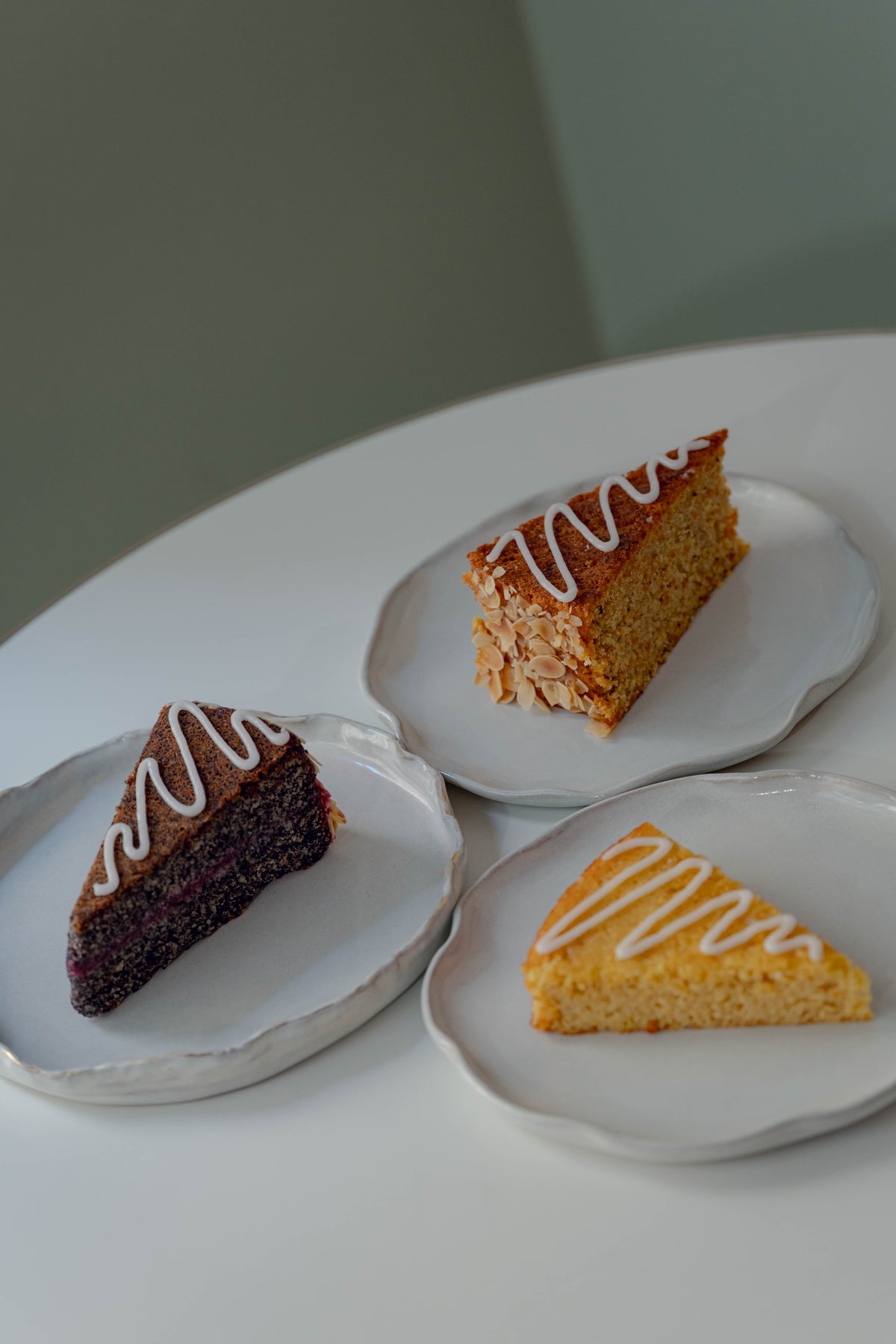Kuchenstück Mohntorte