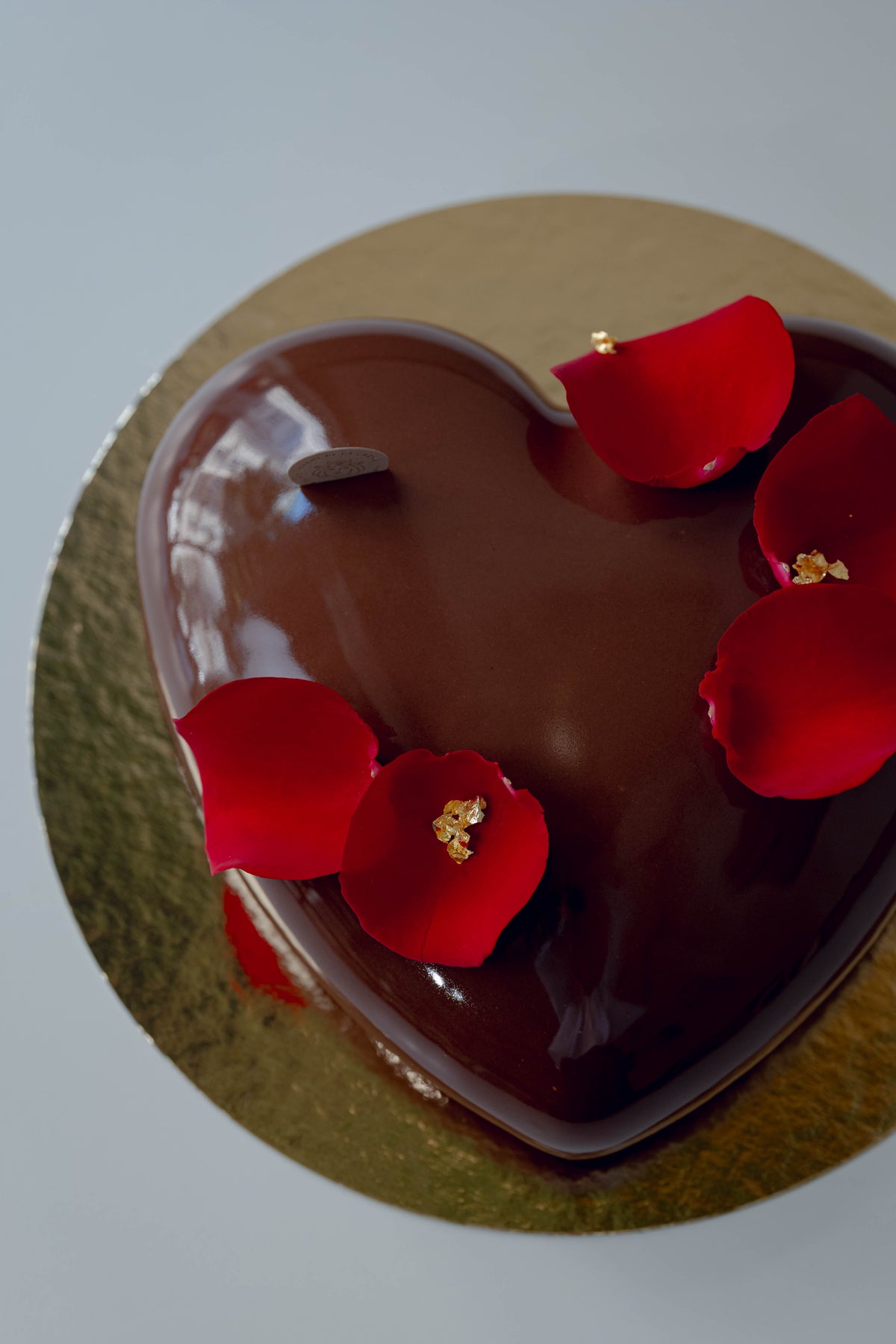Ganze Torte Mousse au Chocolat Herz
