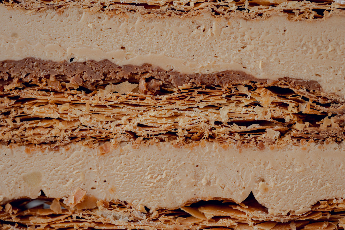 Ganze Torte Millefeuille Winterversion