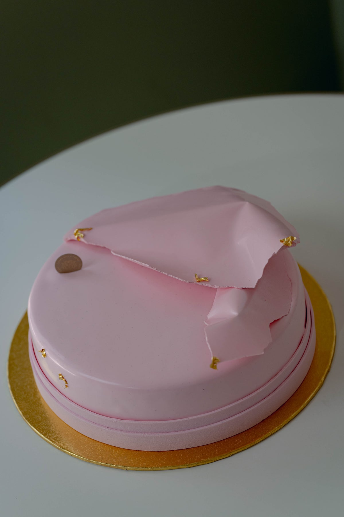 Tauftorte rosa