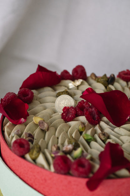 Hochzeitstorte "Pistazien Dacquoise"