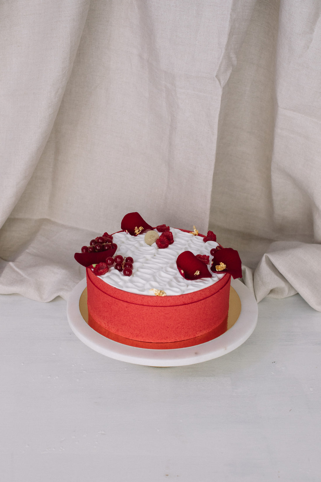 Hochzeitstorte "Ribisel-Himbeer-Schaumtorte"