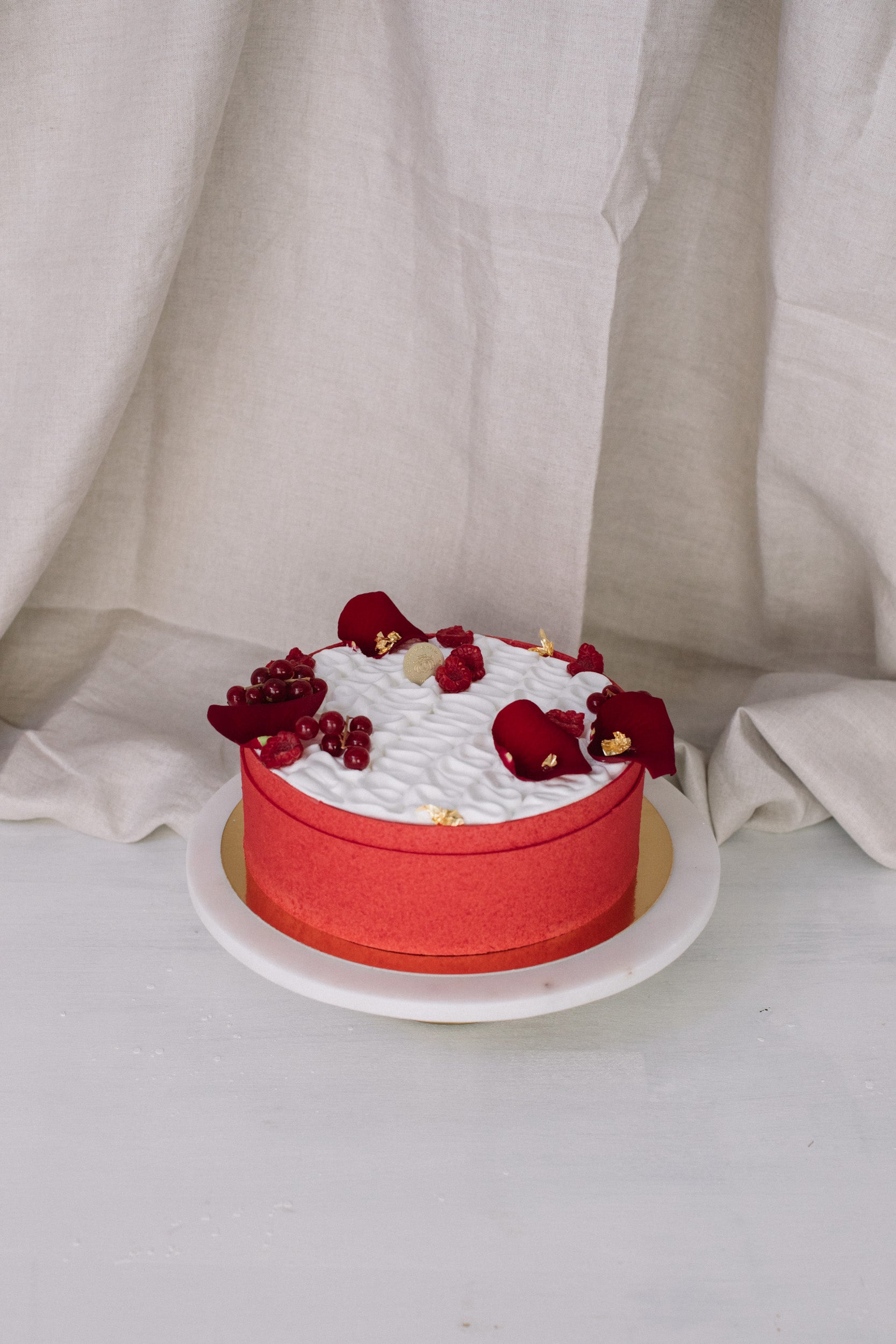 Hochzeitstorte "Ribisel-Himbeer-Schaumtorte"