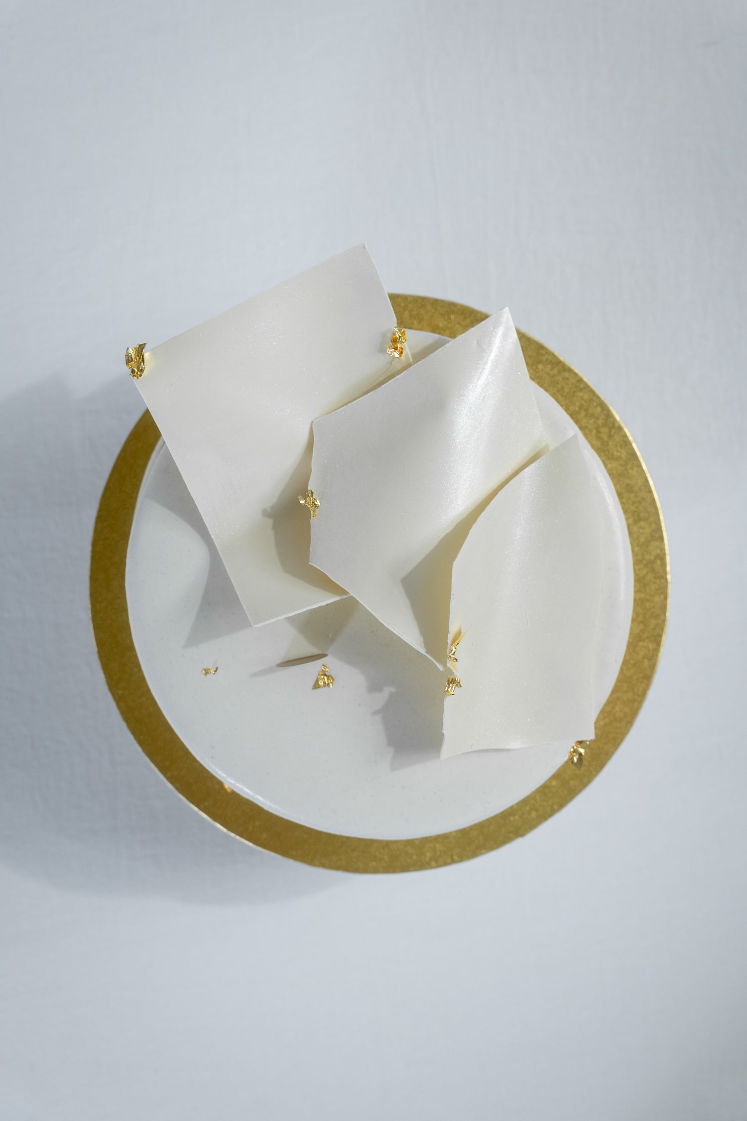 Hochzeitstorte mit zartem Schokolade Dekor