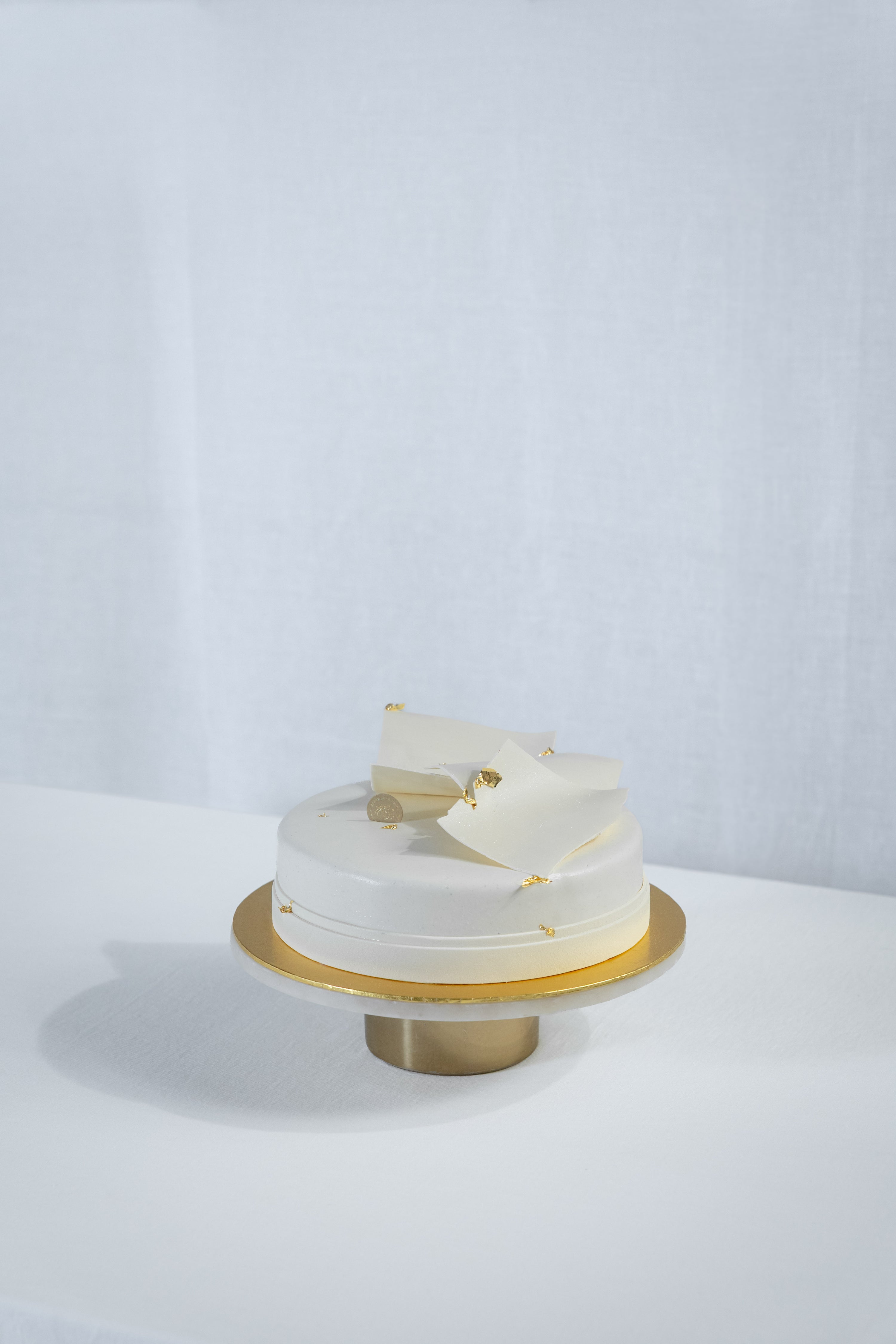 Hochzeitstorte mit zartem Schokolade Dekor