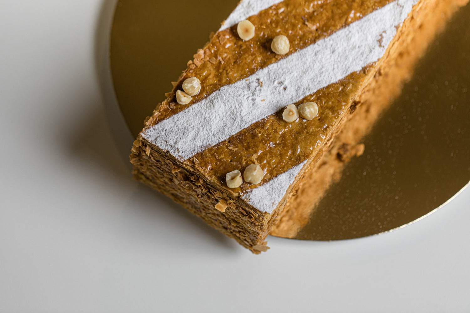 Ganze Torte "Millefeuille Winterversion"