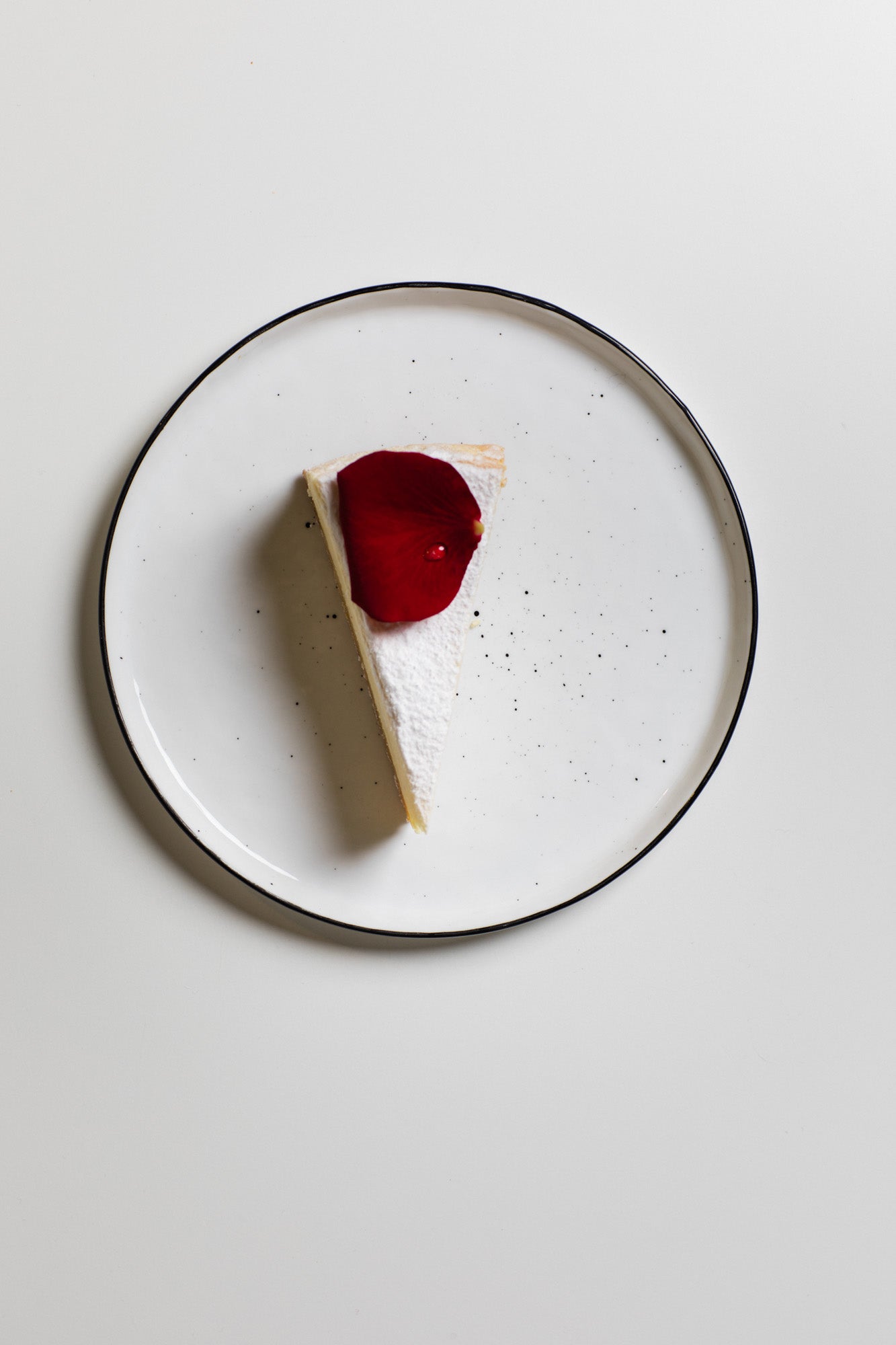 Kuchenstück "Gebackene Topfentorte"