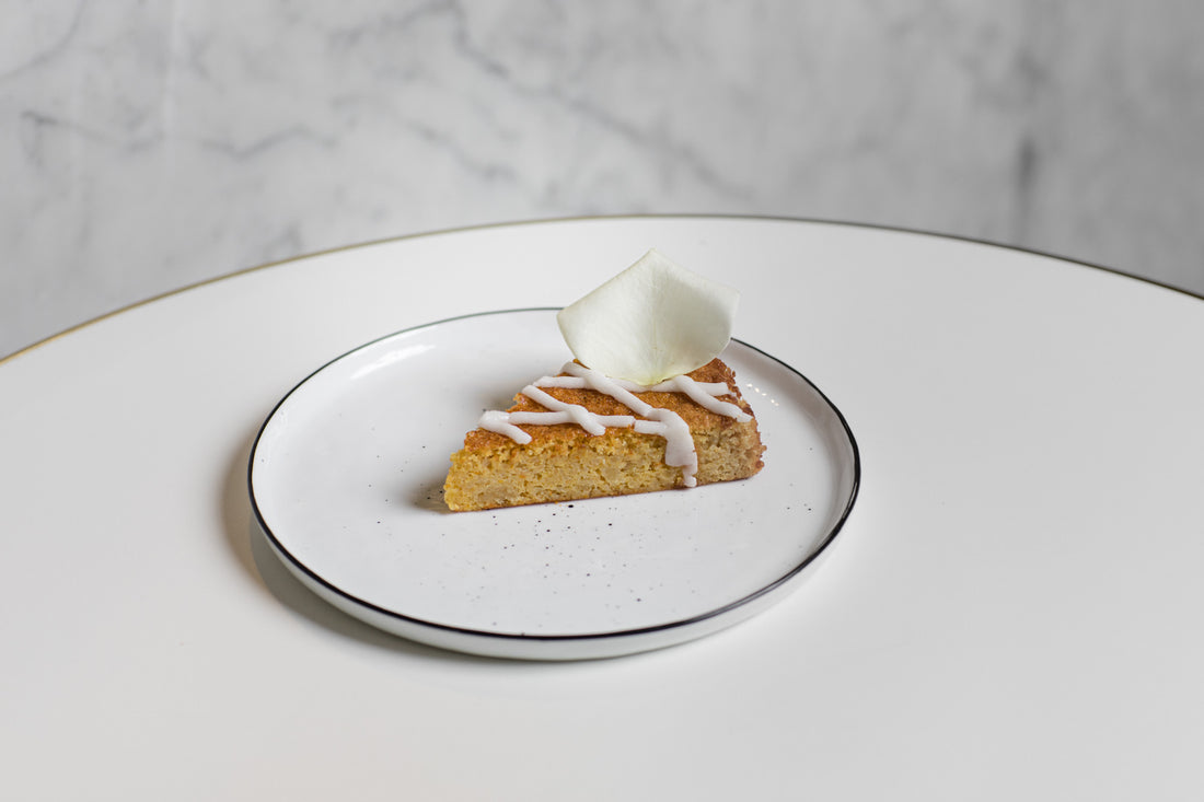 Kuchenstück Orangen-Mandelkuchen