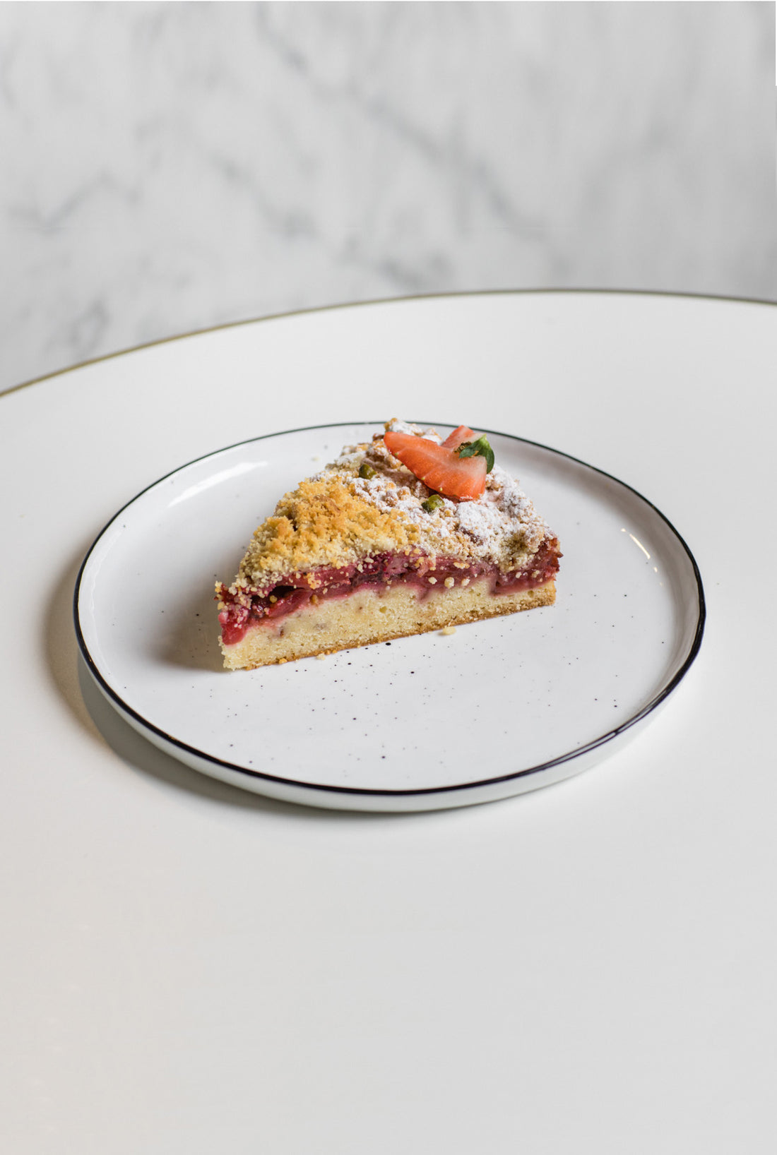 Kuchenstück Streuselkuchen